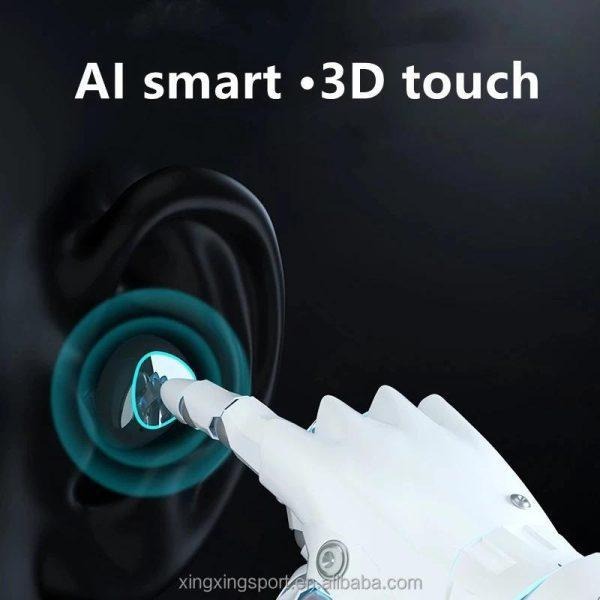 M10 Digital Display Earbuds Black with Charging Case